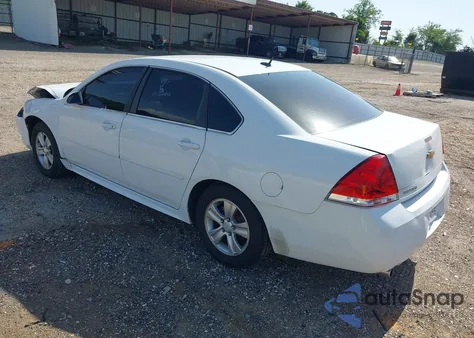2012 Chevrolet Impala Ls from USA, damaged, VIN 2G1WA5E39C1185626